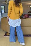 Made in Italy Conrad Body Skim Knit Jumper Dijon